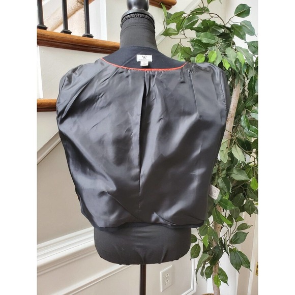 Worthington Women's Black Cotton Long Sleeve Buttons Front Casual Jacket Size XL - Picture 8 of 12